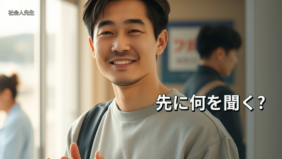 先に何を聞く?