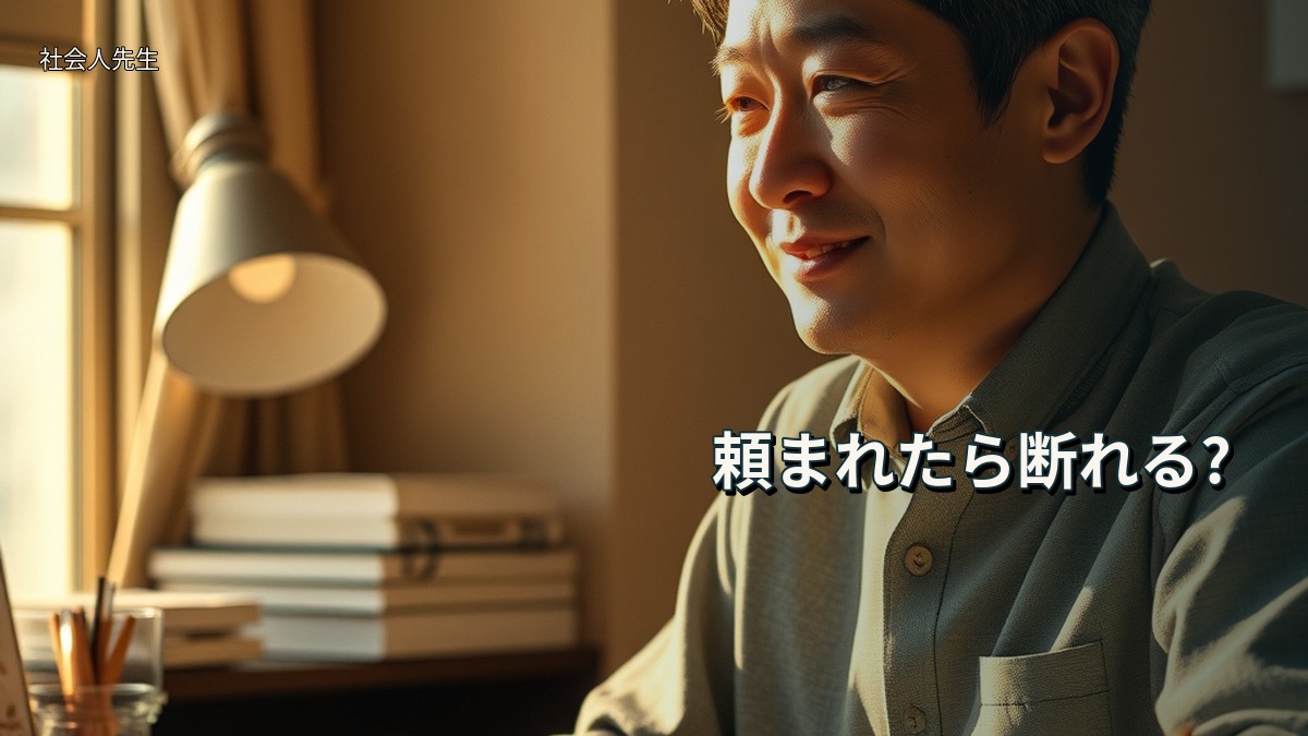 頼まれたら断れる?