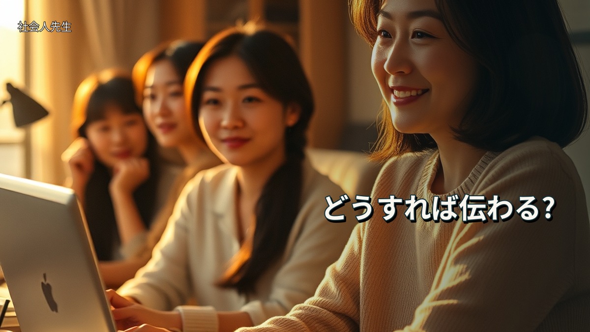 どうすれば伝わる?