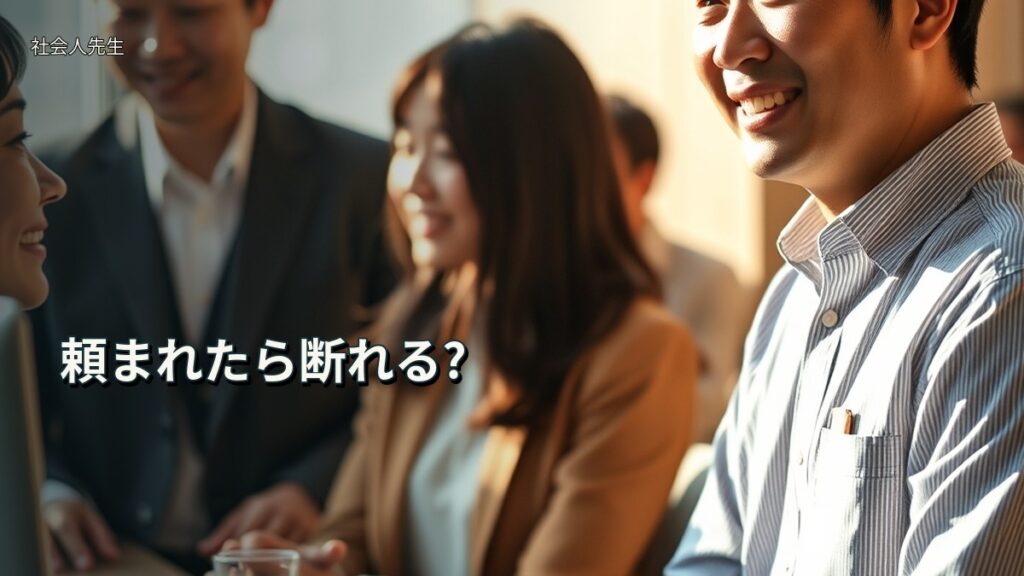 頼まれたら断れる?