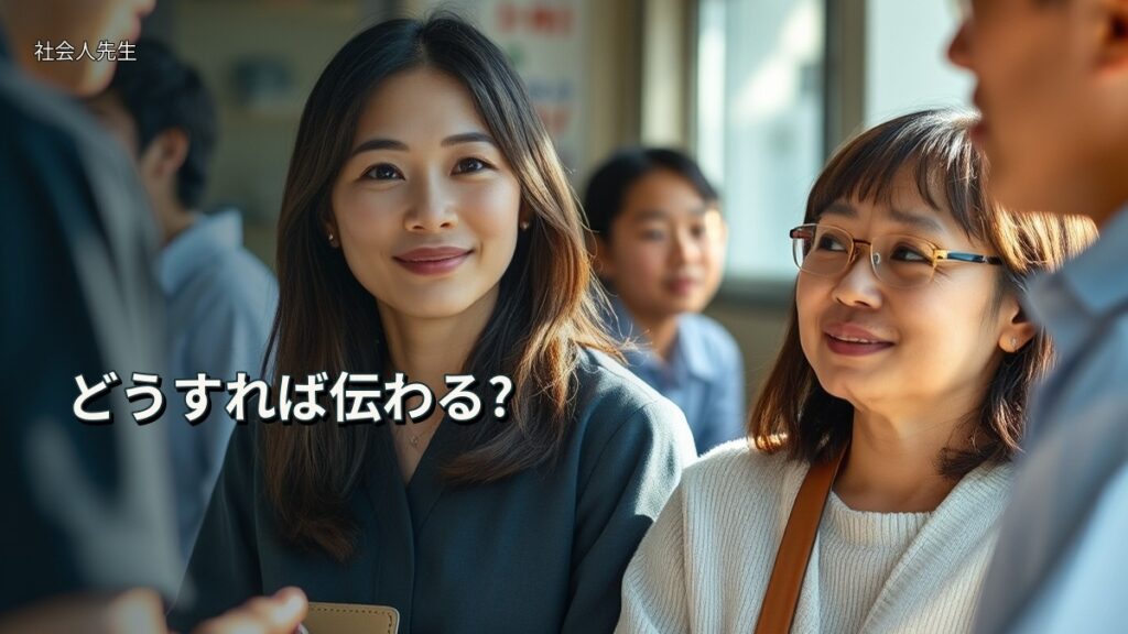 どうすれば伝わる?