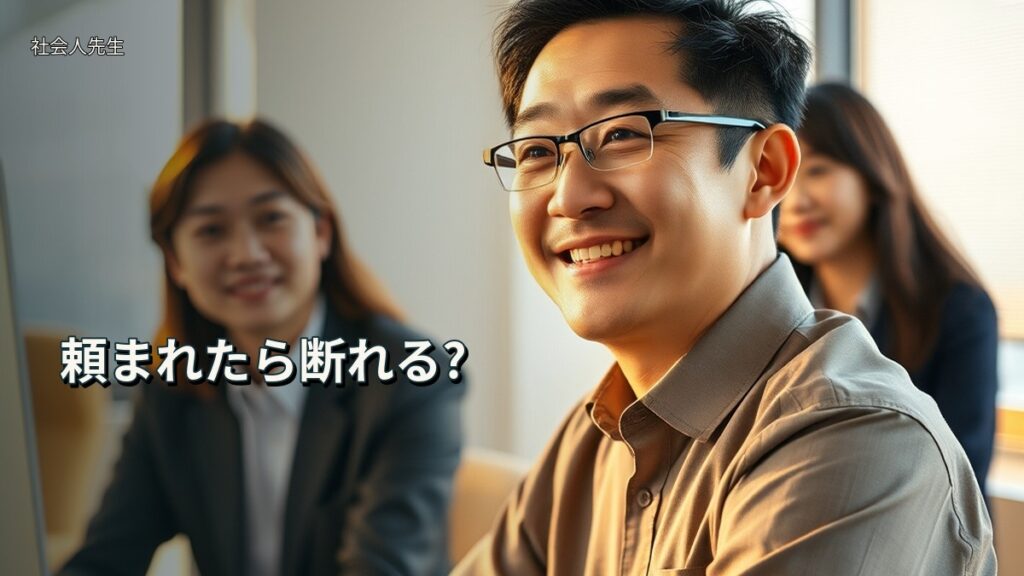 頼まれたら断れる?