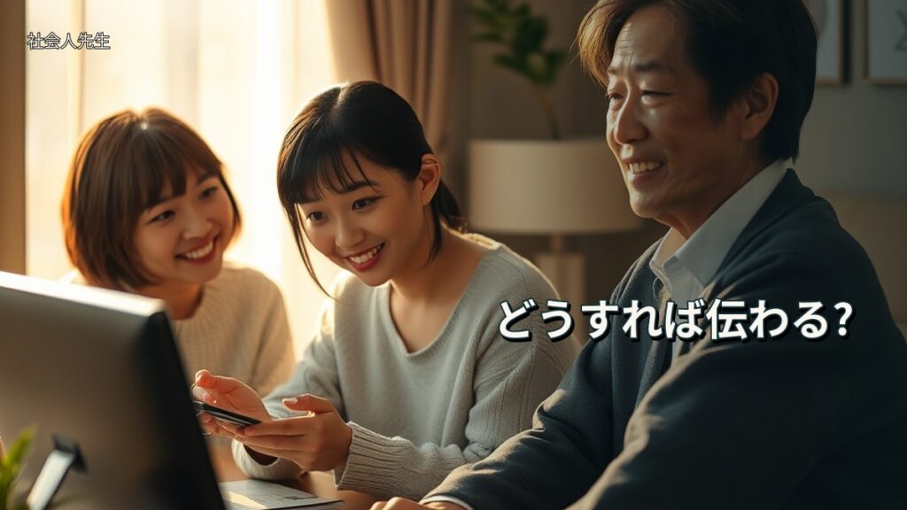 どうすれば伝わる?