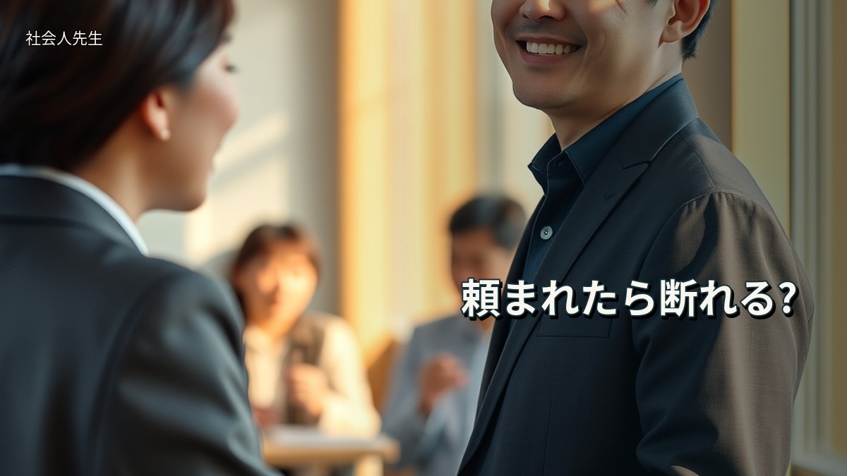 頼まれたら断れる?
