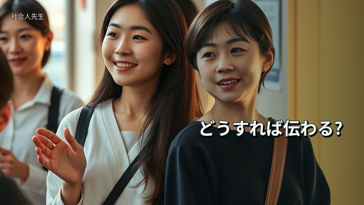 どうすれば伝わる?