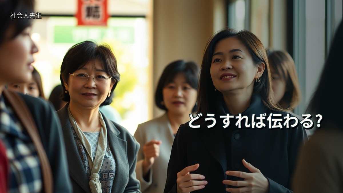 どうすれば伝わる?