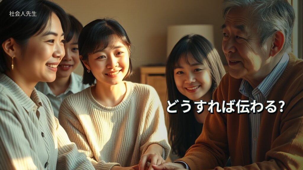 どうすれば伝わる?