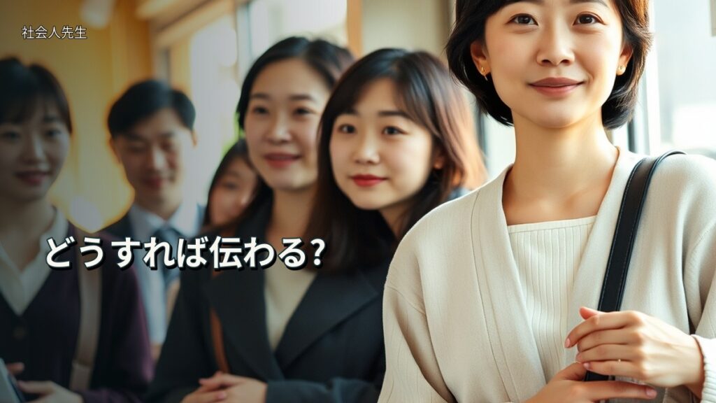 どうすれば伝わる?