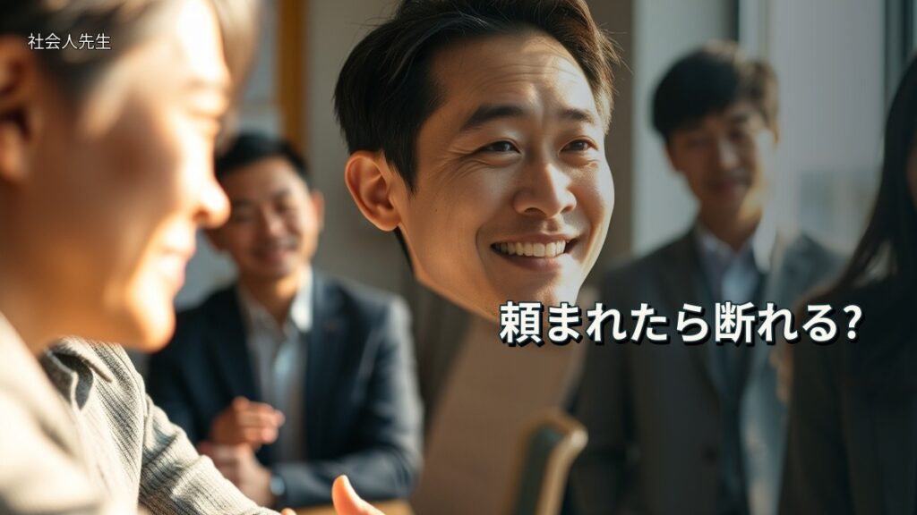 頼まれたら断れる?