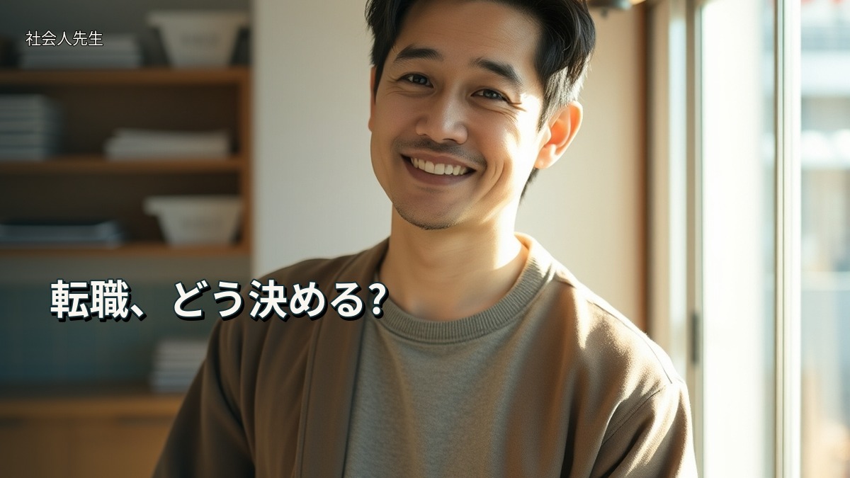 転職、どう決める?