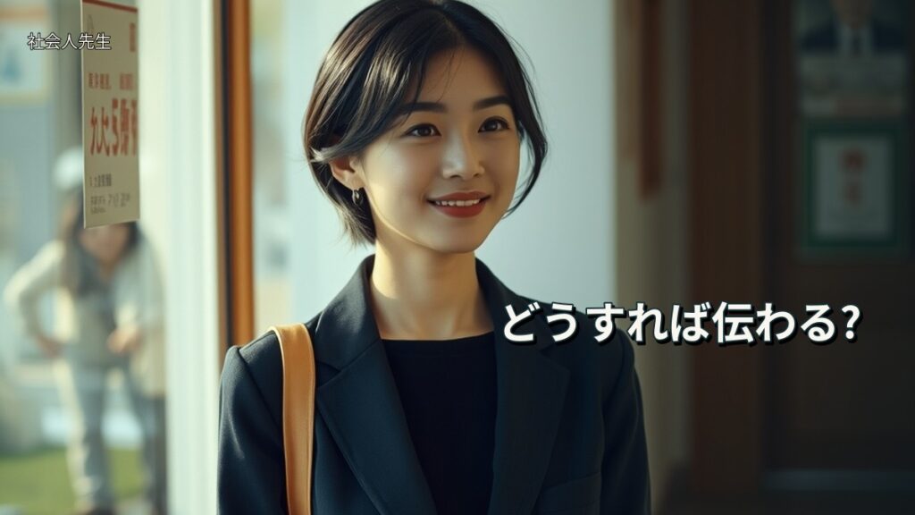 どうすれば伝わる?