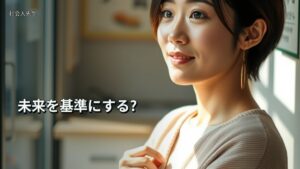 未来を基準にする?