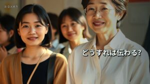 どうすれば伝わる?