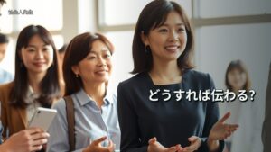 どうすれば伝わる?