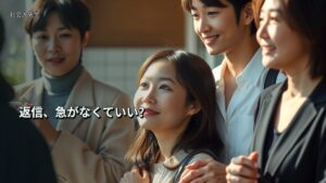返信、急がなくていい?