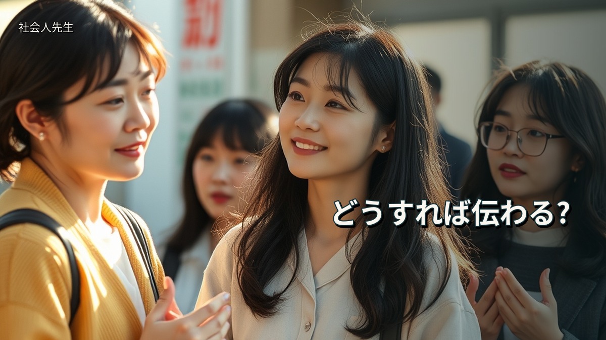 どうすれば伝わる?