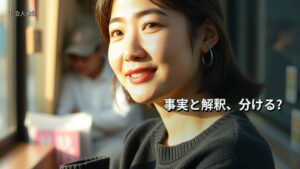 事実と解釈、分ける?