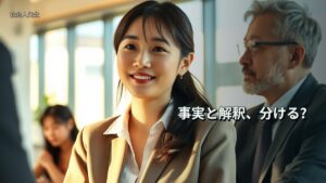 事実と解釈、分ける?