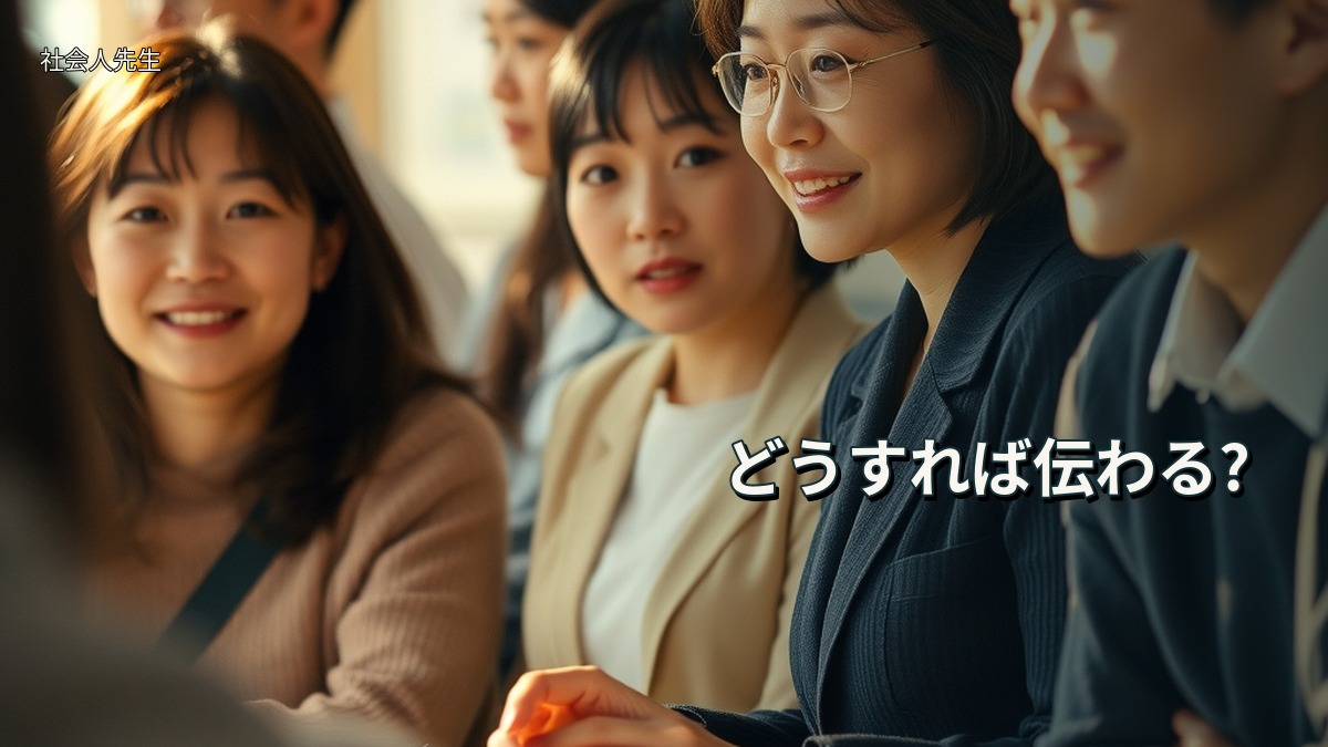 どうすれば伝わる?