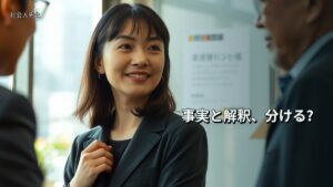 事実と解釈、分ける?