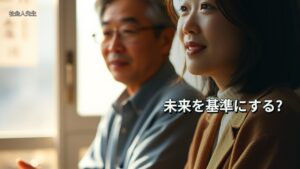 未来を基準にする?