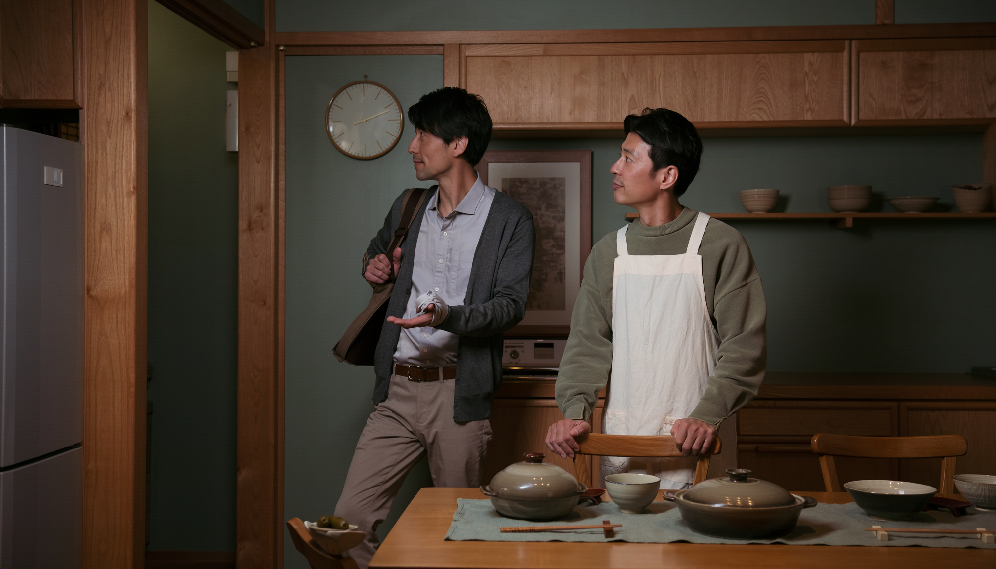 同じ言葉でも会話の目的が違うことを、夫婦が確認し直す場面