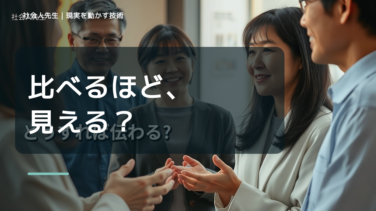 SNSを見ると人と比べて疲れるとき、どうする？｜事実と解釈を分ける