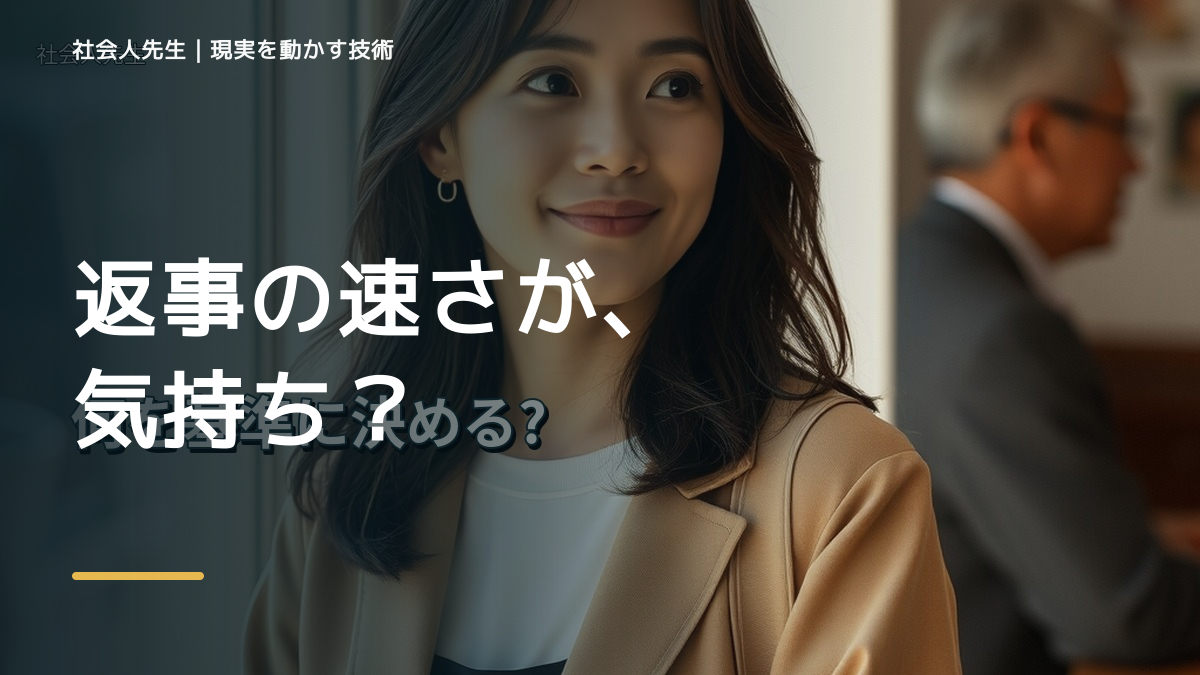 相手を前にすると、好きな人の返信が遅いと不安になるとき、どうする？｜事実と解釈を分ける